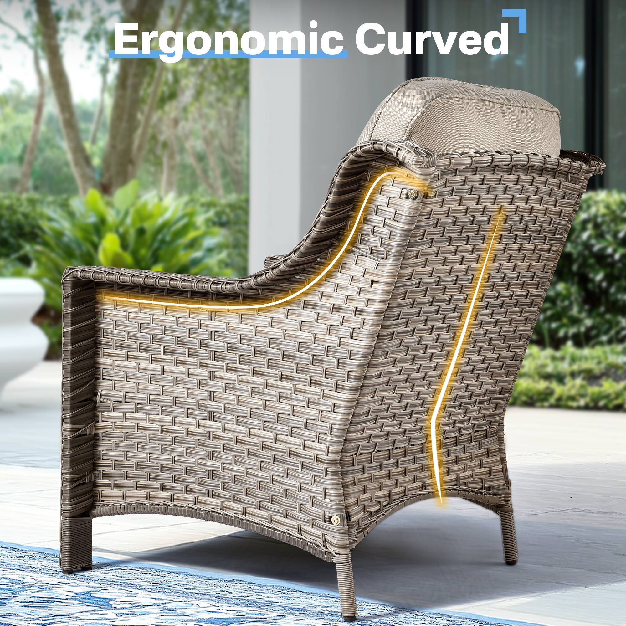 Ergonomic Curved