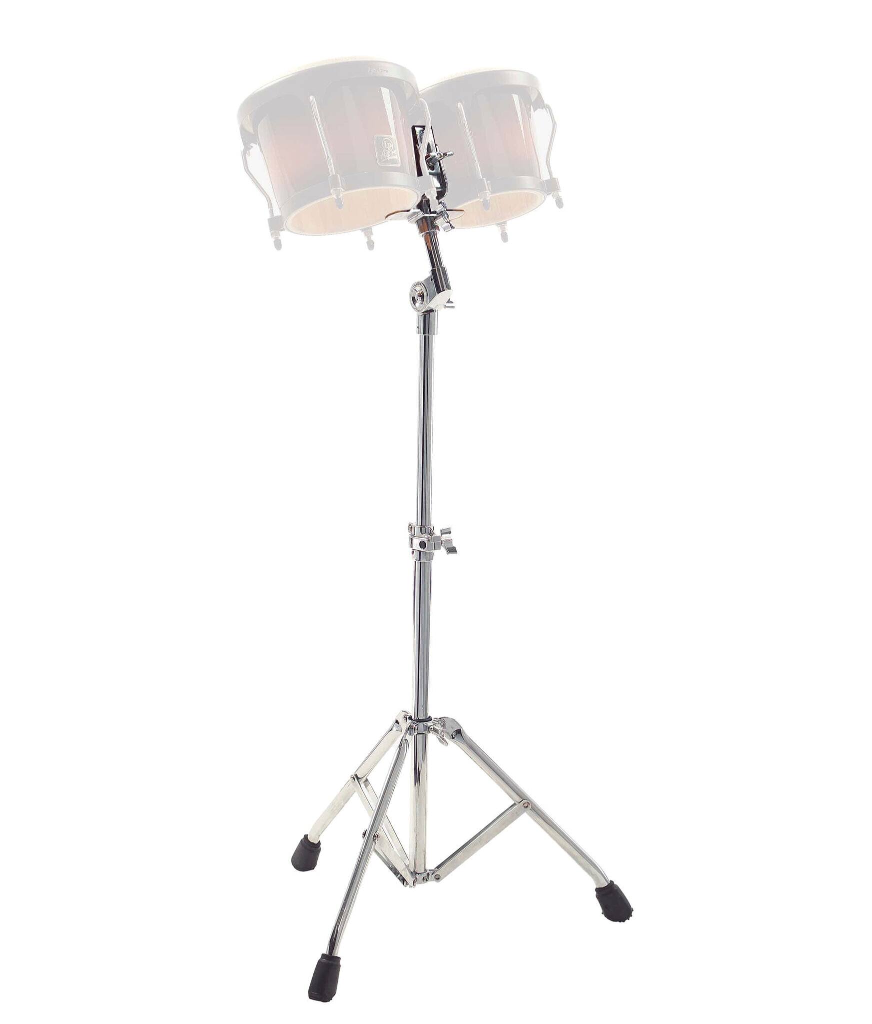 Alt View 1. Gibraltar Hardware - Medium Weight Bongo Stand with Elliptical Legs, Adjustable Mounting Clip and Stable Tripod Design.
