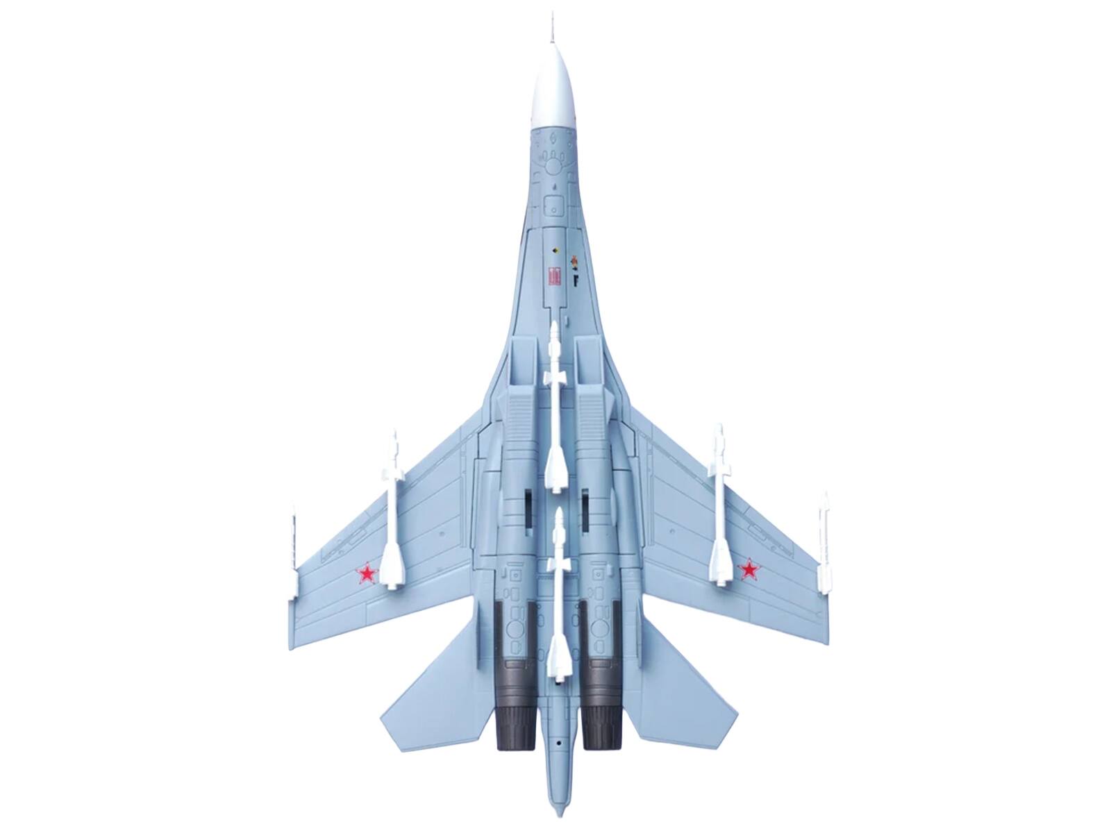 Alt View 4. Legion - Sukhoi Su-27 Flanker-B Aircraft "Blue 388, Paris Air Show" (1989) Soviet Air Force 1/100 Diecast Model by Legion.