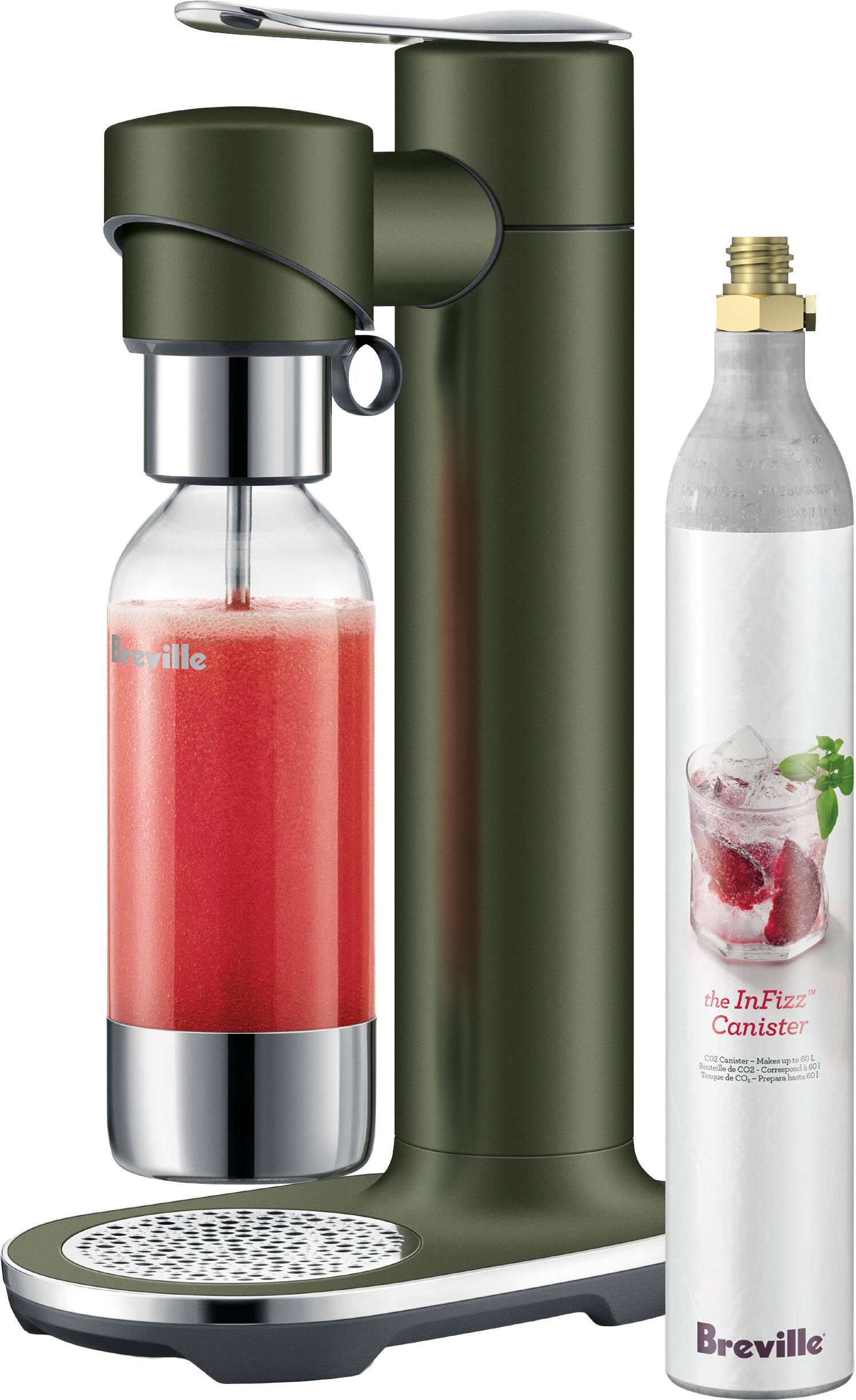 Breville the InFizz Canister  
CO2 Canister - Makes up to 60L  
Bouteille de CO2 - Correspond à 60L  
The InFizz Canister  
Breville