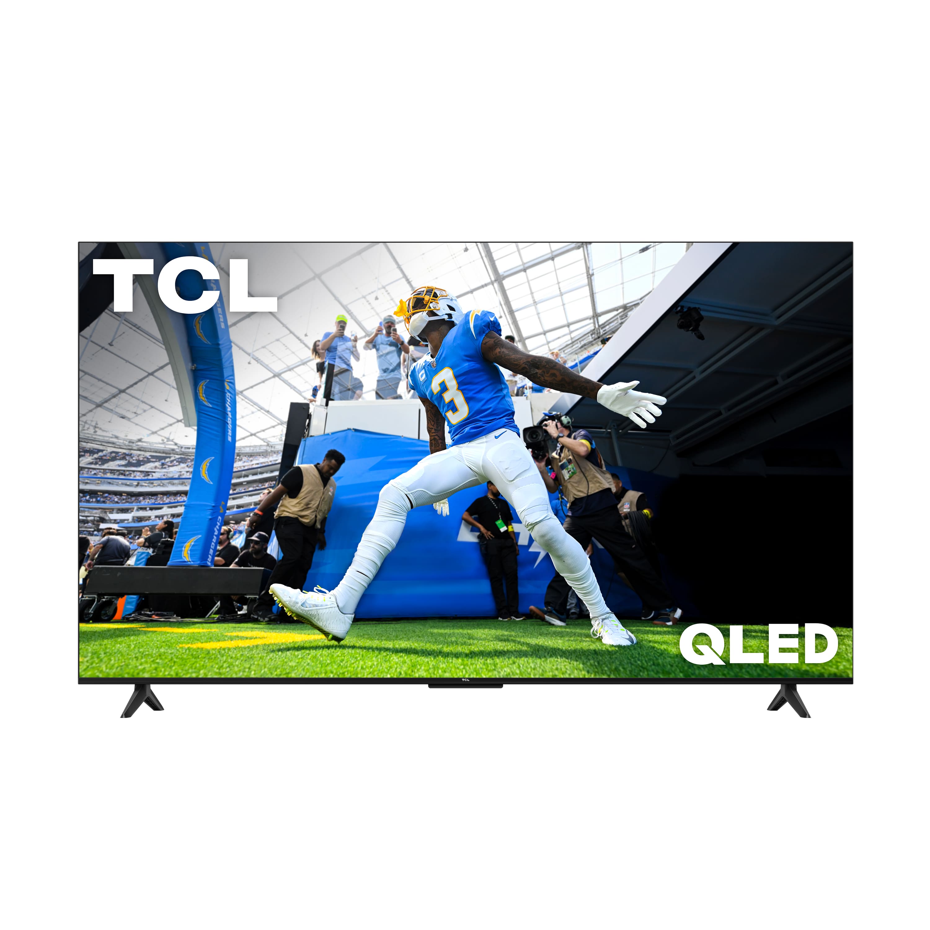Front. TCL - 50" Class Q5 Q-Class 4K QLED HDR Smart TV with Google TV.