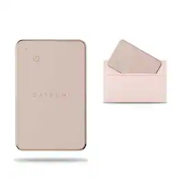 Satechi - FindAll Wallet Card with Find My, Wallet Tracker Card, Wireless Charging, Works with iPhone, iPad, Mac - Desert Rose