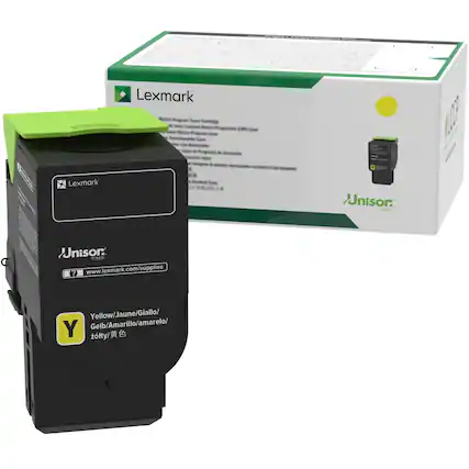 Lexmark 4002 Lexmark Unison TONER C Unison TONER
www.lexmark.com/supplies
Yellow/Jaune/Giallo/
Gelb/Amarillo/amarelo/
2ötty/