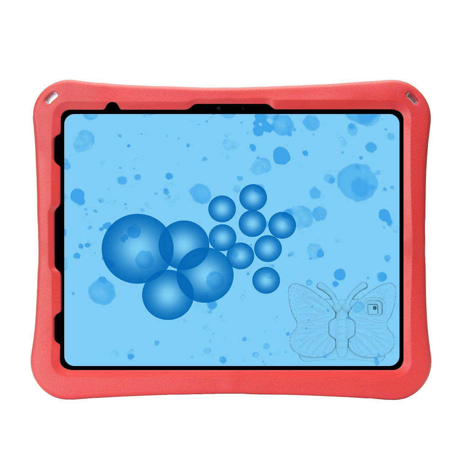Alt View 1. Dteck - Kids Butterfly Case for Apple iPad Air (M4) 13" 2026-24 & iPad Pro 13/12.9",Rugged 3D Cartoon EVA Shockproof Stand Cover - Red.
