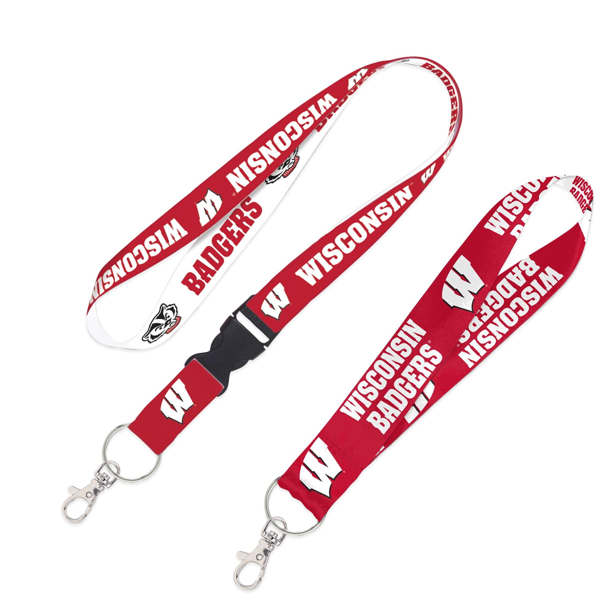 WinCraft - Wisconsin Badgers 2-Pack Lanyard with Detachable Buckle & Key Strap Set - Multicolor price history on PriceWatchPro