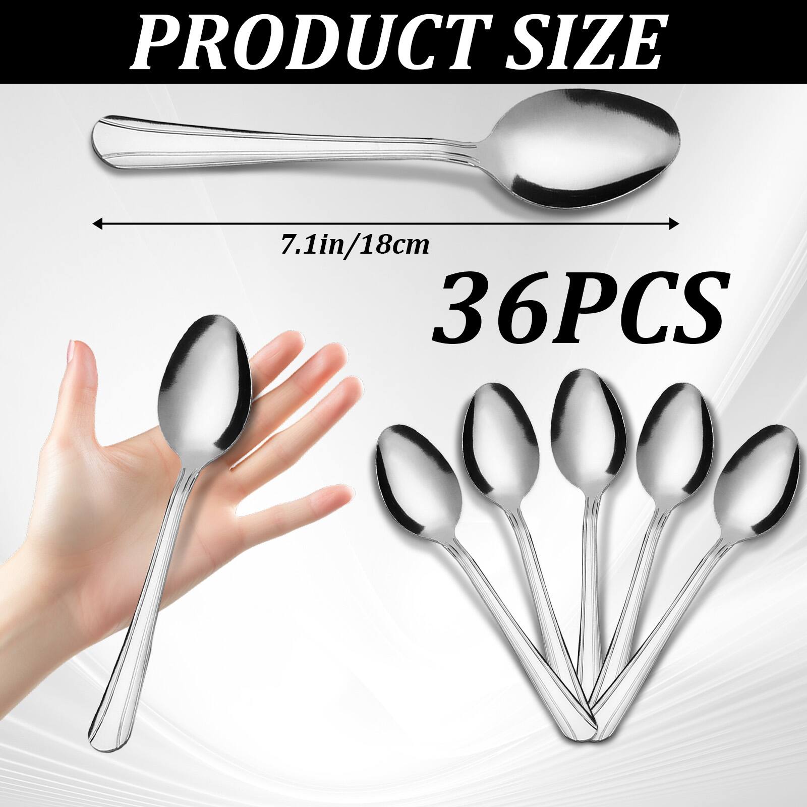PRODUCT SIZE  
7.1in/18cm  
36PCS