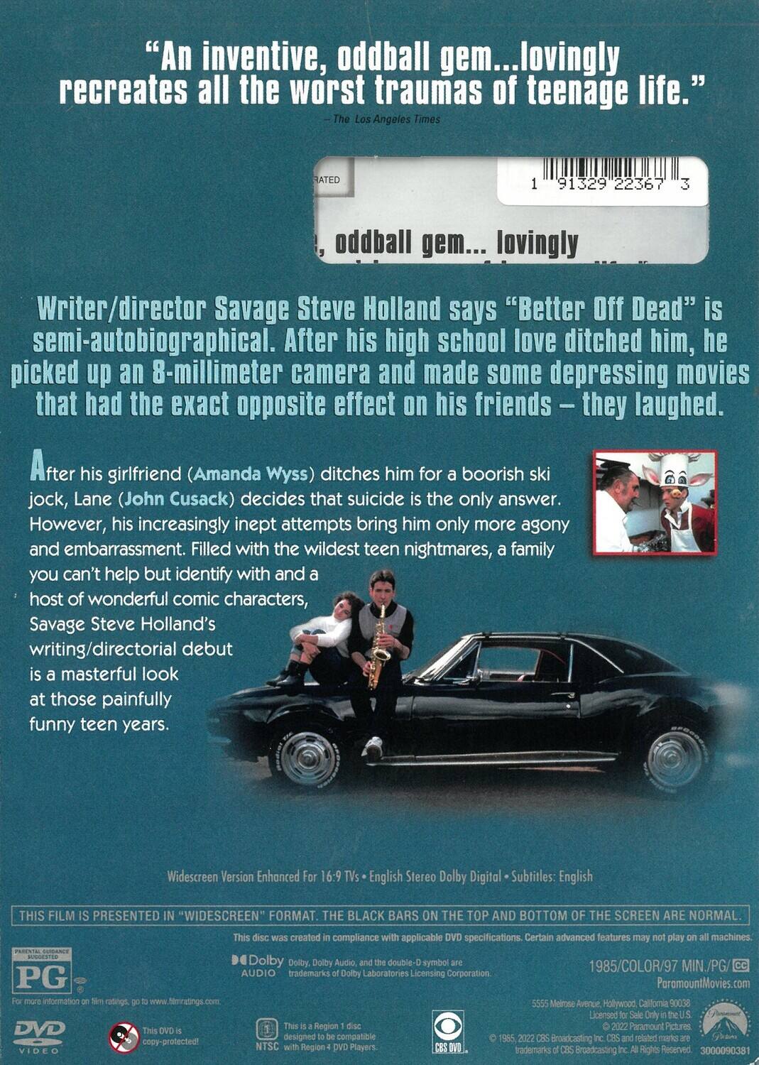 Alt View 1. Better Off Dead   - DVD.