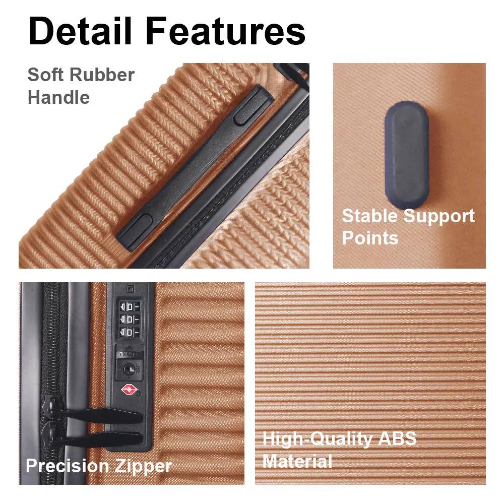 Detail Features

- Soft Rubber Handle
- Stable Support Points
- Precision Zipper
- High-Quality ABS Material