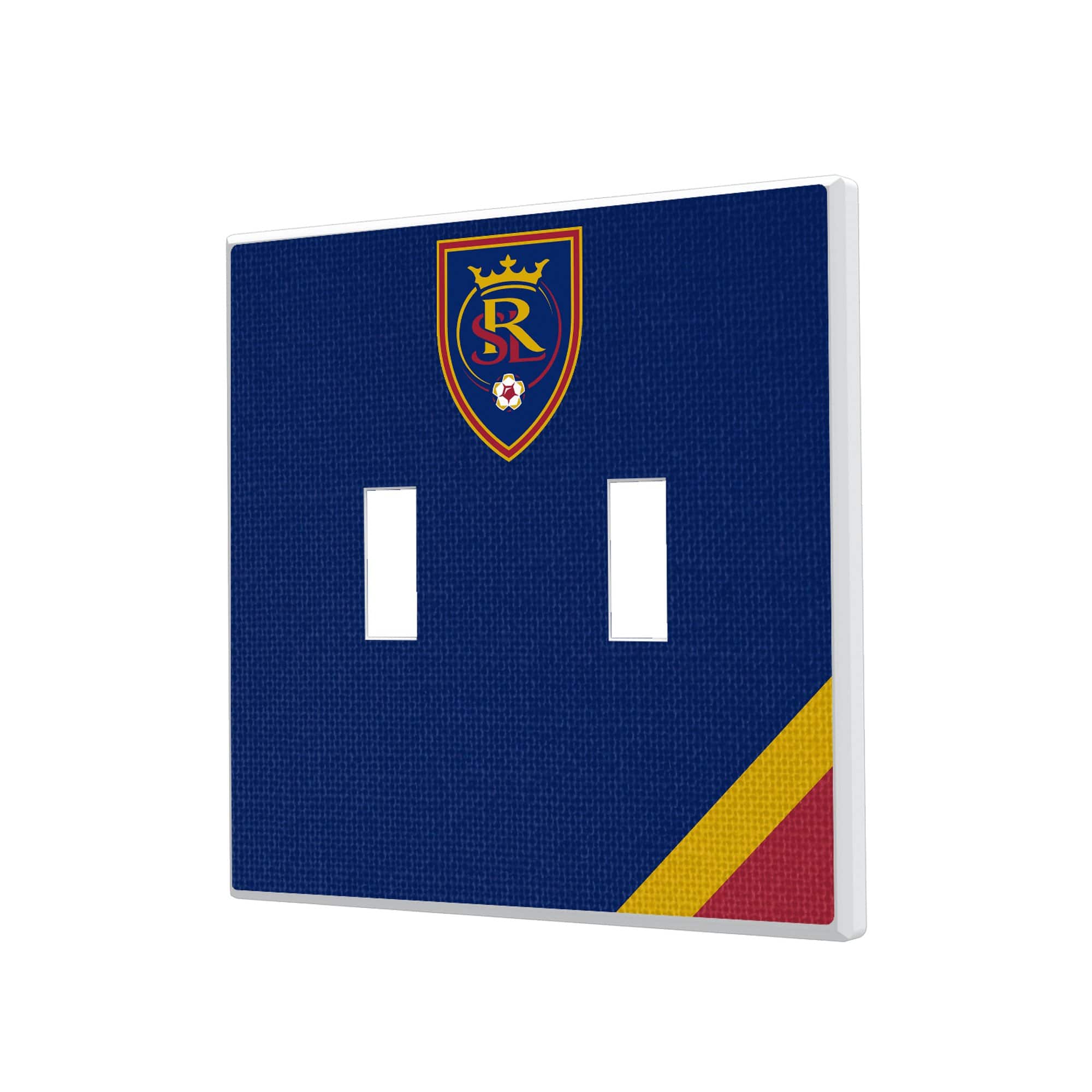 Keyscaper - Real Salt Lake Diagonal Stripe Design Double Toggle Lightswitch Plate - Multicolor price history on PriceWatchPro