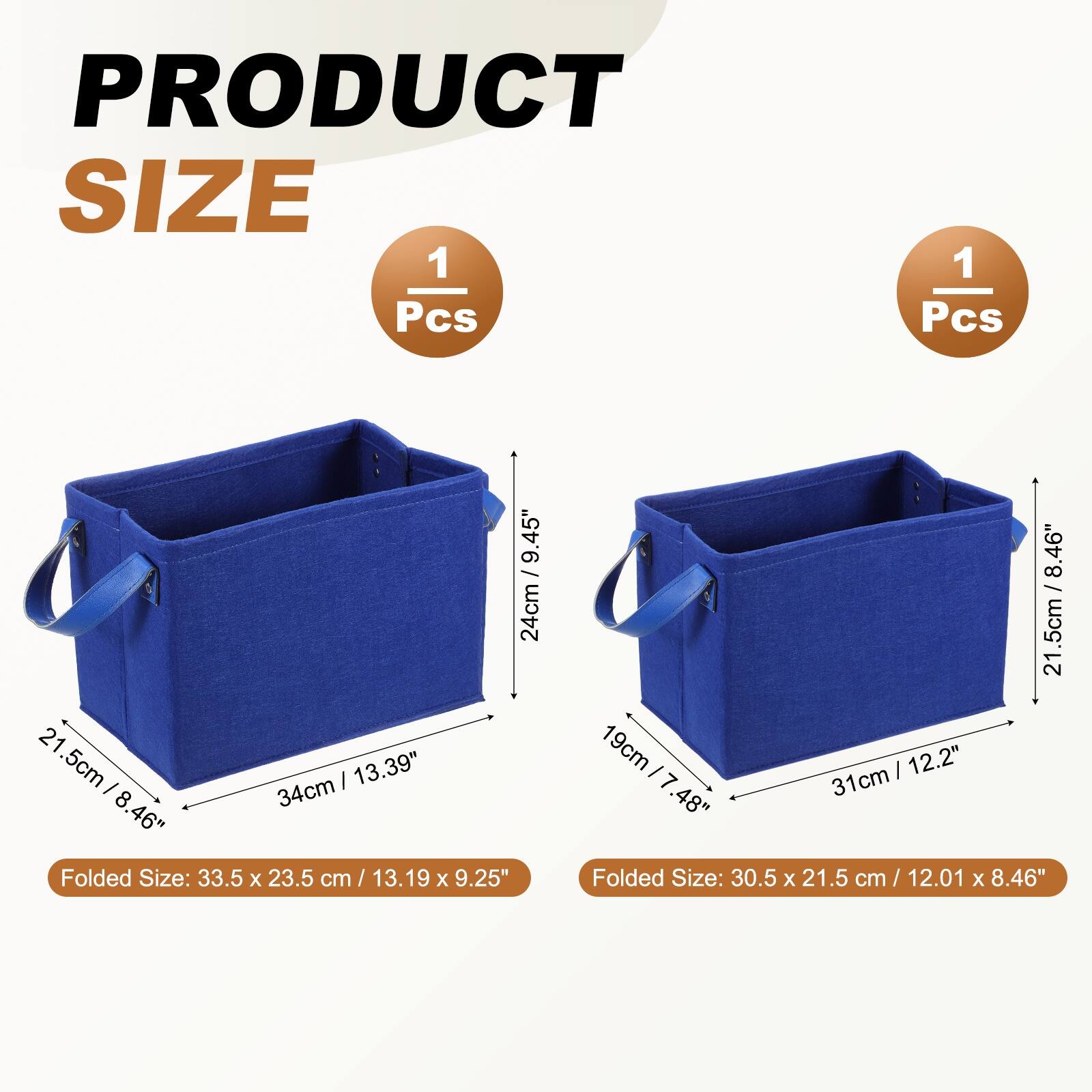 PRODUCT SIZE  
1 Pcs  
/ 9.45" 24cm 21.5cm I 8.46" 34cm I 13.39" 46" Folded Size: 33.5 X 23.5 cm 13.19 X 9.25"  
/ 8.46" / 21.5cm 21.5cm - 7.48" 31cm / 12.2" 48" Folded Size: 30.5 X 21.5 cm/ 12.01 X 8.46"