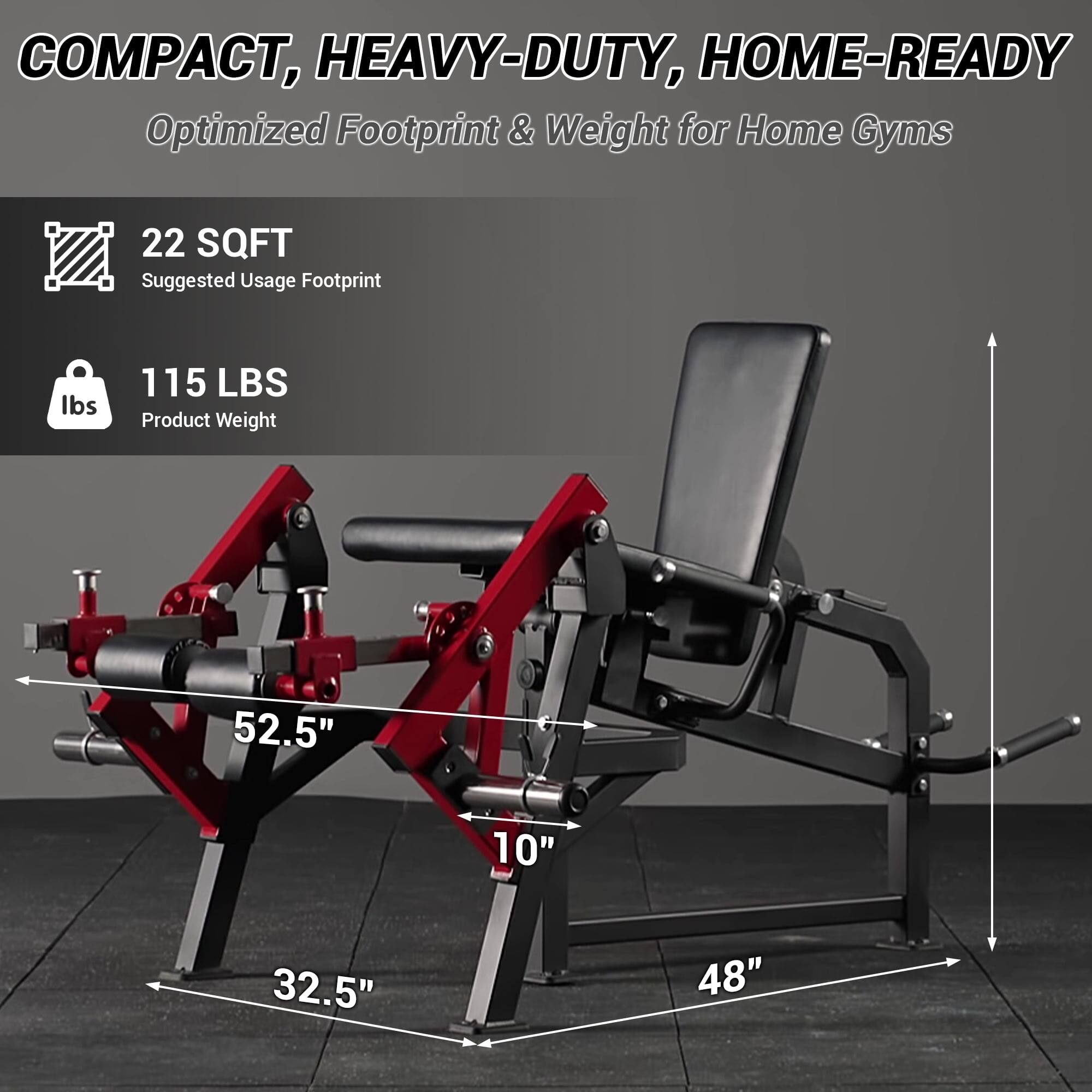 COMPACT, HEAVY-DUTY, HOME-READY
Optimized Footprint & Weight for Home Gyms
22 SQFT Suggested Usage Footprint
115 LBS Product Weight
52.5"
10"
32.5"
48"
