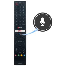 ZdalaMit - GB326WJSA Replacement Voice Remote for Sharp Smart TV 4T-C60BJ3T 4T-C60BK1X 4T-C60BJ5T 4T-C70BJ5T 2T-C32BG1X - Black