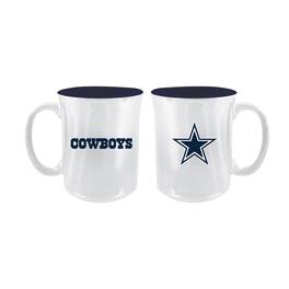 The Memory Company - Dallas Cowboys 2-Pack 15oz. Iridescent Ceramic Mug Set - Multicolor