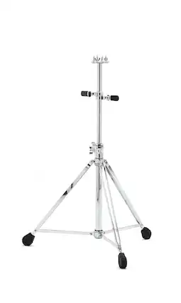 Front. Gibraltar Hardware - Double-Braced Double Conga Stand, Heavy Duty and Adjustable, Drum Accessories Hardware and Parts.