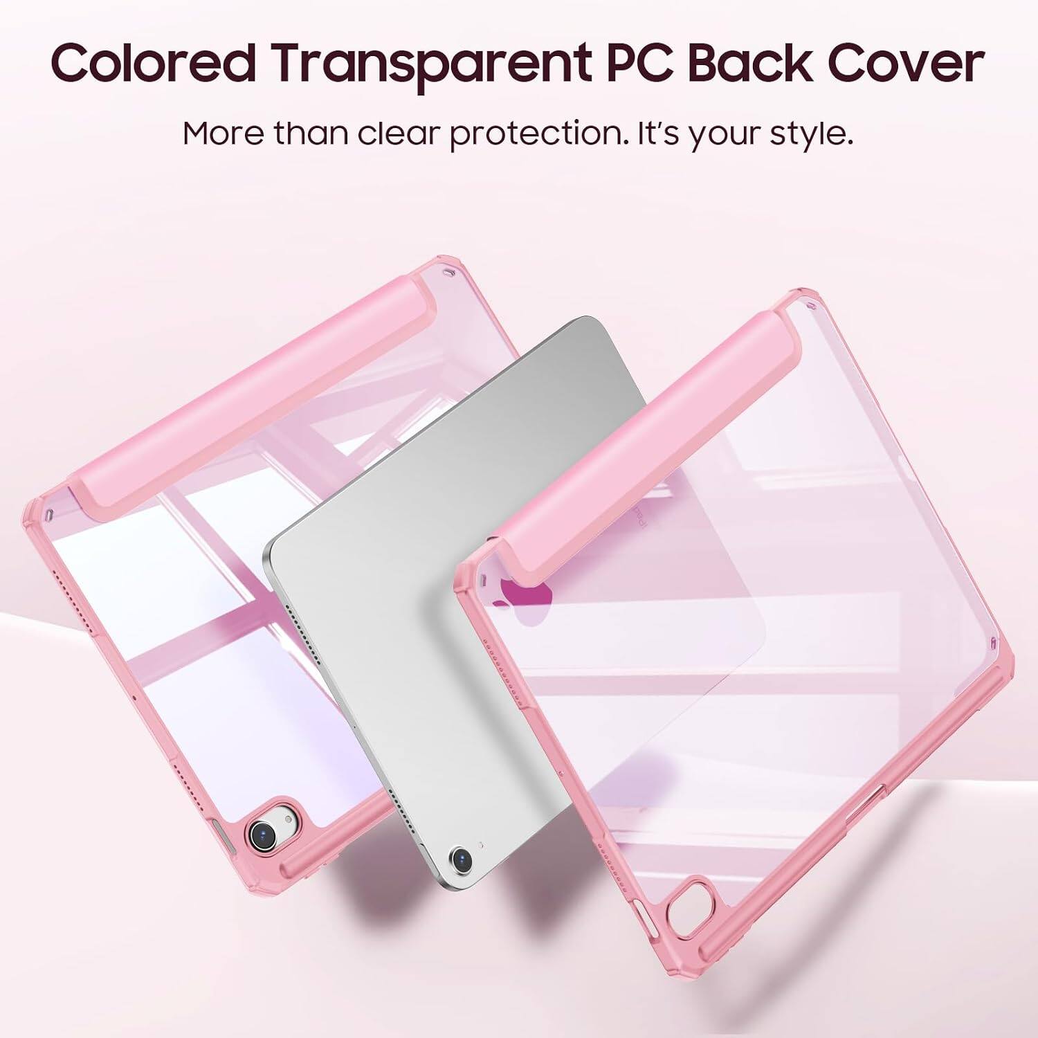 Colored Transparent PC Back Cover  
More than clear protection. It's your style.
