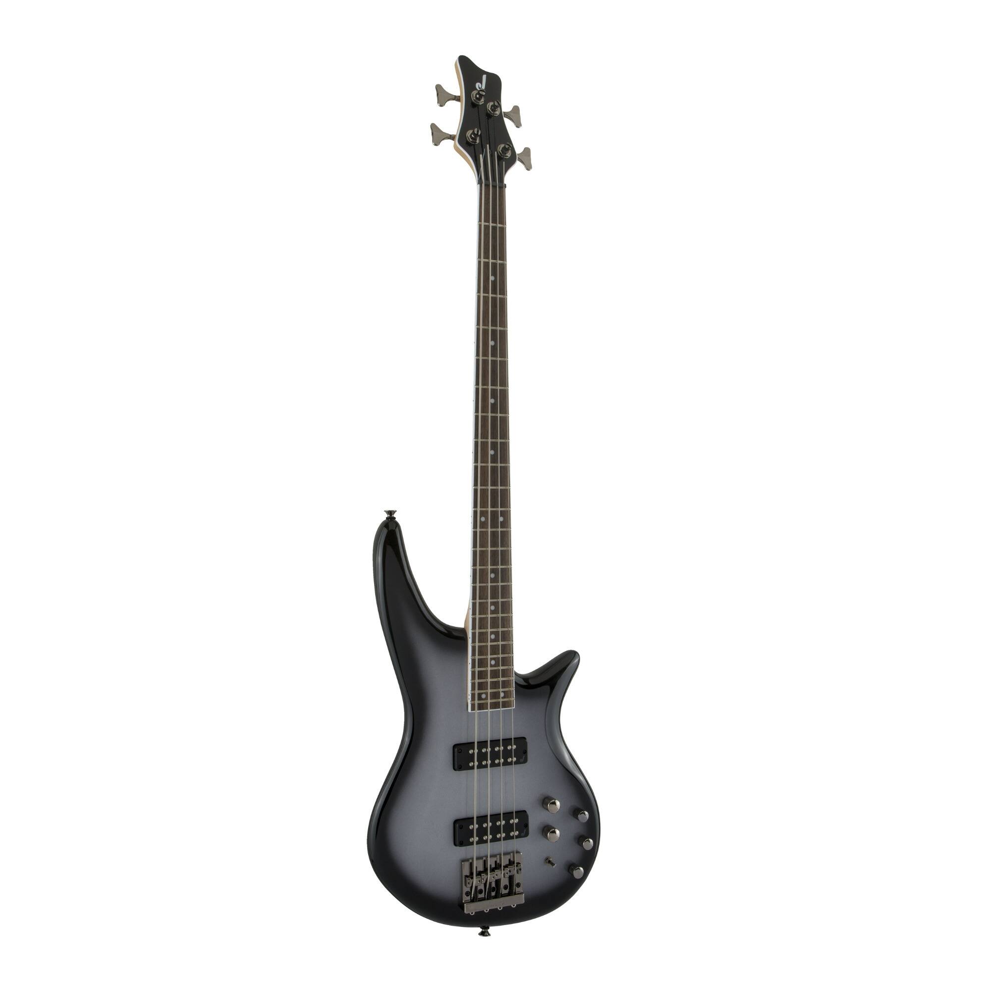 Left. Jackson - Jackson JS Series Spectra Bass JS3 4-String Electric Bass Guitar (Silverburst).