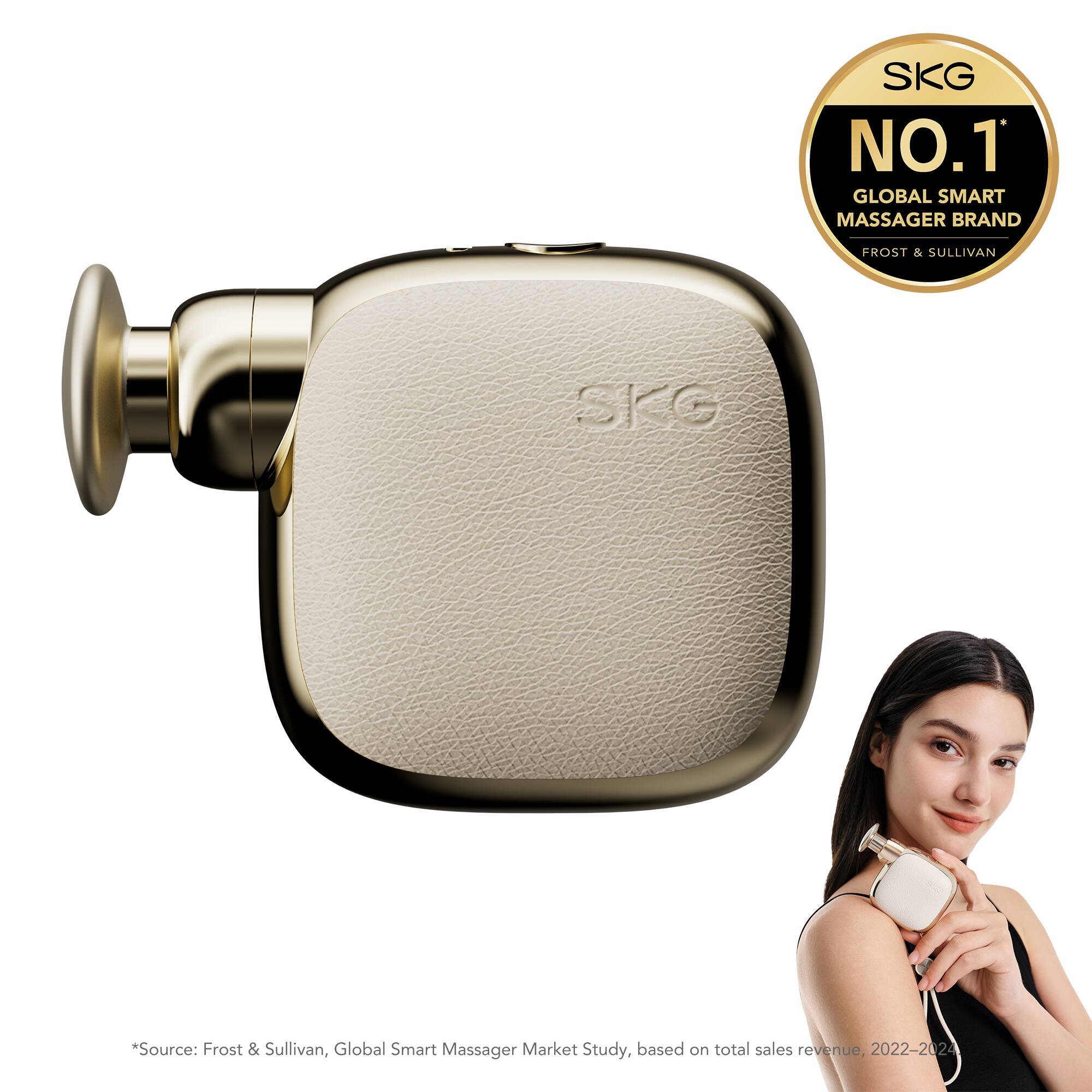 SKG NO.1 GLOBAL SMART MASSAGER BRAND  
FROST & SULLIVAN  
*Source: Frost & Sullivan, Global Smart Massager Market Study, based on total sales revenue. 2022-2024