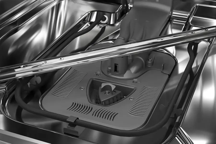 Alt View 25. KitchenAid - 24" Top Control Built-In Stainless Steel Tub Dishwasher with 3rd Rack, FreeFlex and LED Interior Lighting, 44 dBA - Stainless Steel.