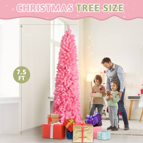 CHRISTMAS TREE SIZE  
7.5 FT
