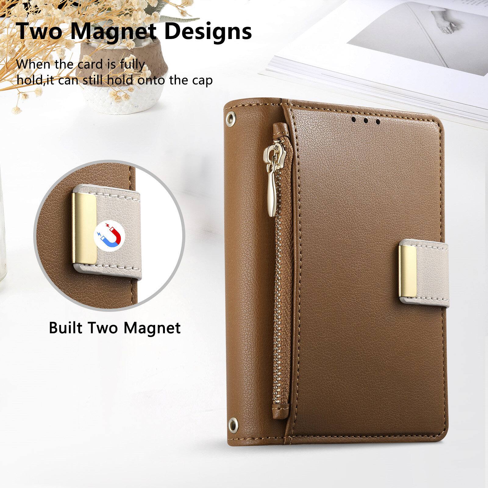 Two Magnet Designs  
When the card is fully hold, it can still hold onto the cap  

Built Two Magnet
