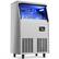 Front. Coolski - Coolski Commercial Ice Maker, 100LBS/24H Ice Maker Machine with 35lbs Storage Capacity, 45 Ice Cubes in 12-15 Minutes - Silver.