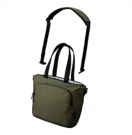 ALPAKA - Bravo Tote V2 Laptop Tote for Work & Travel, Fits 14” MacBook Pro - Green Axoflux 400D