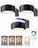 Front. EZVALO - 3 Pack Black LED Picture Light Smart Recessed Lighting Wireless Wall Decor Light Painting Light with 3 Color Temps - Black.