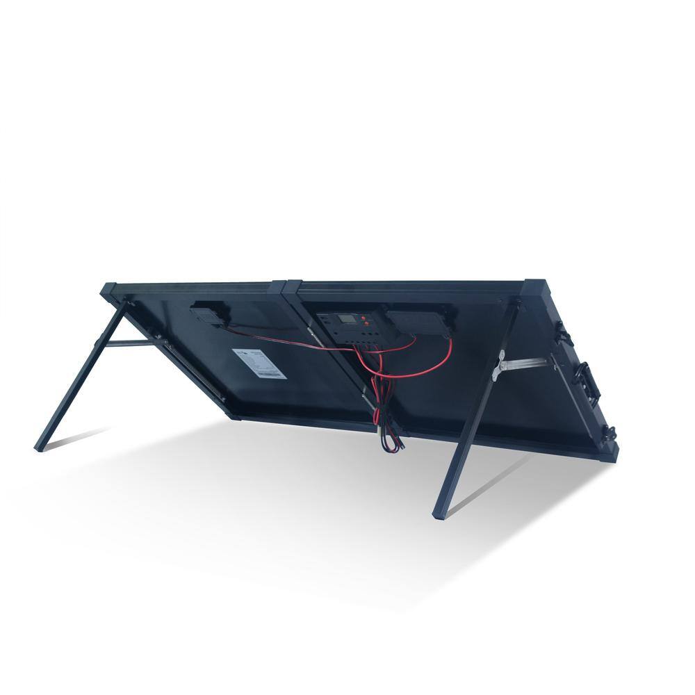 Alt View 3. Nature Power - 80 Watt Briefcase Solar Panel.