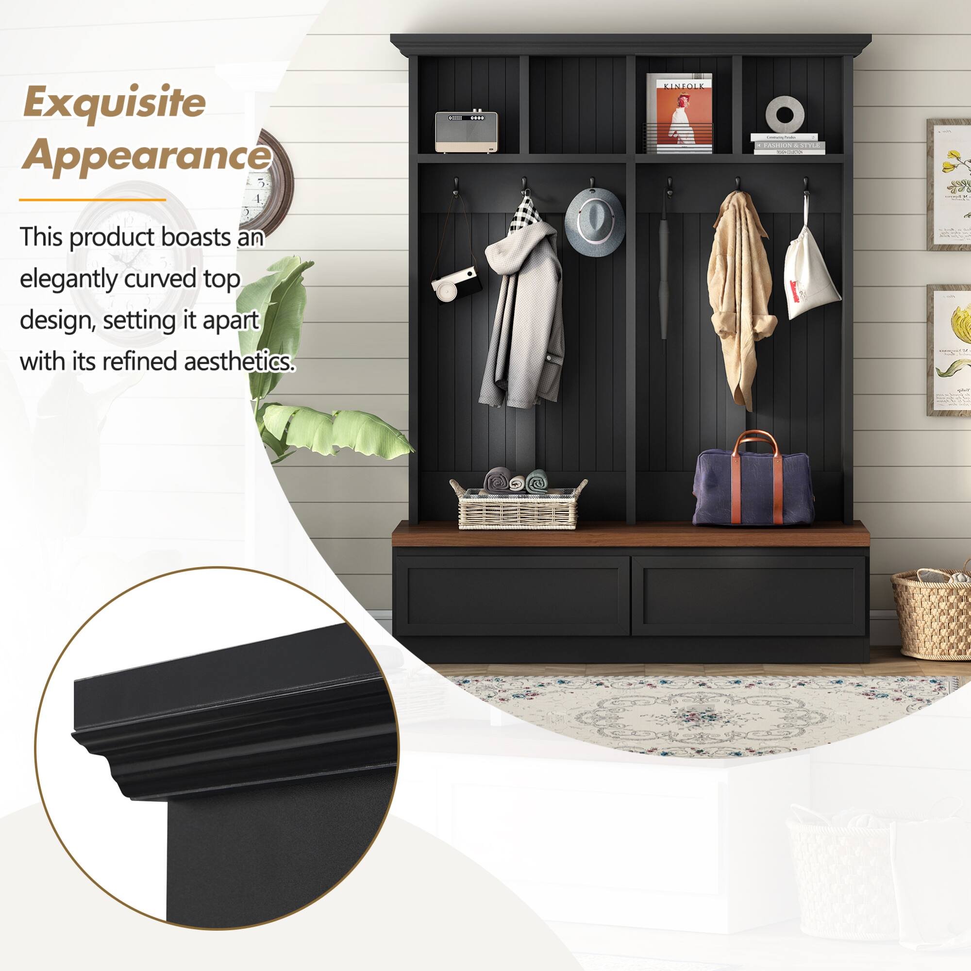 Exquisite Appearance

This product boasts an elegantly curved top design, setting it apart with its refined aesthetics.