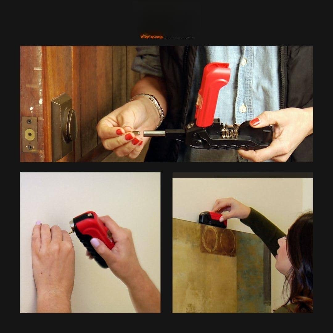 Alt View 4. Dapper Styles - Tools - 17 Urban Set All In One Everyday Multitool Multi-tip Compact & Universal Precision 13 Bit With Tape - Blue-KELVIN 17.