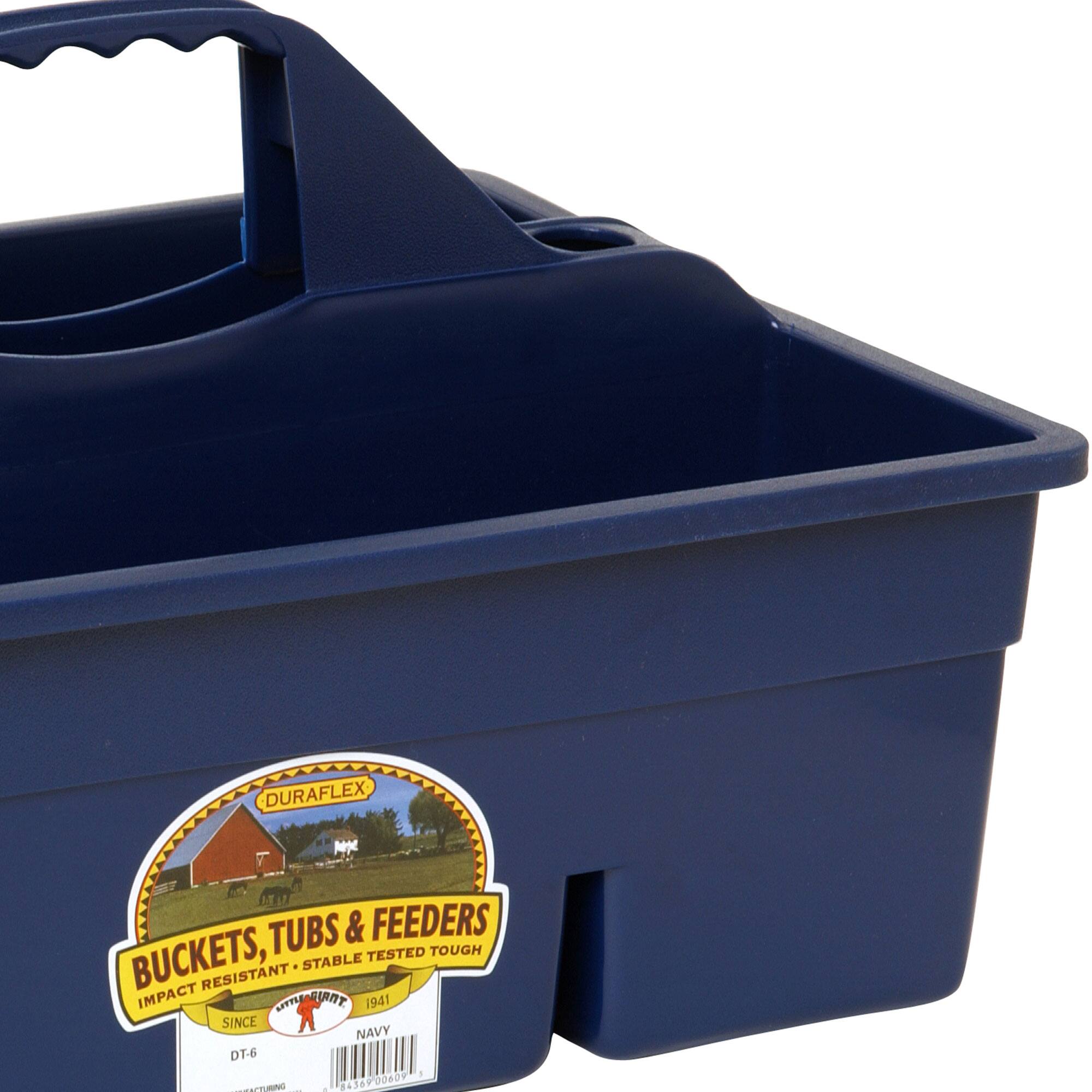 DURAFLEX TUBS & FEEDERS  
BUCKETS, TUBS & FEEDERS  
IMPACT RESISTANT • STABLE TESTED TOUGH  
SINCE 1941  
NAVY DT-6  
8436900609