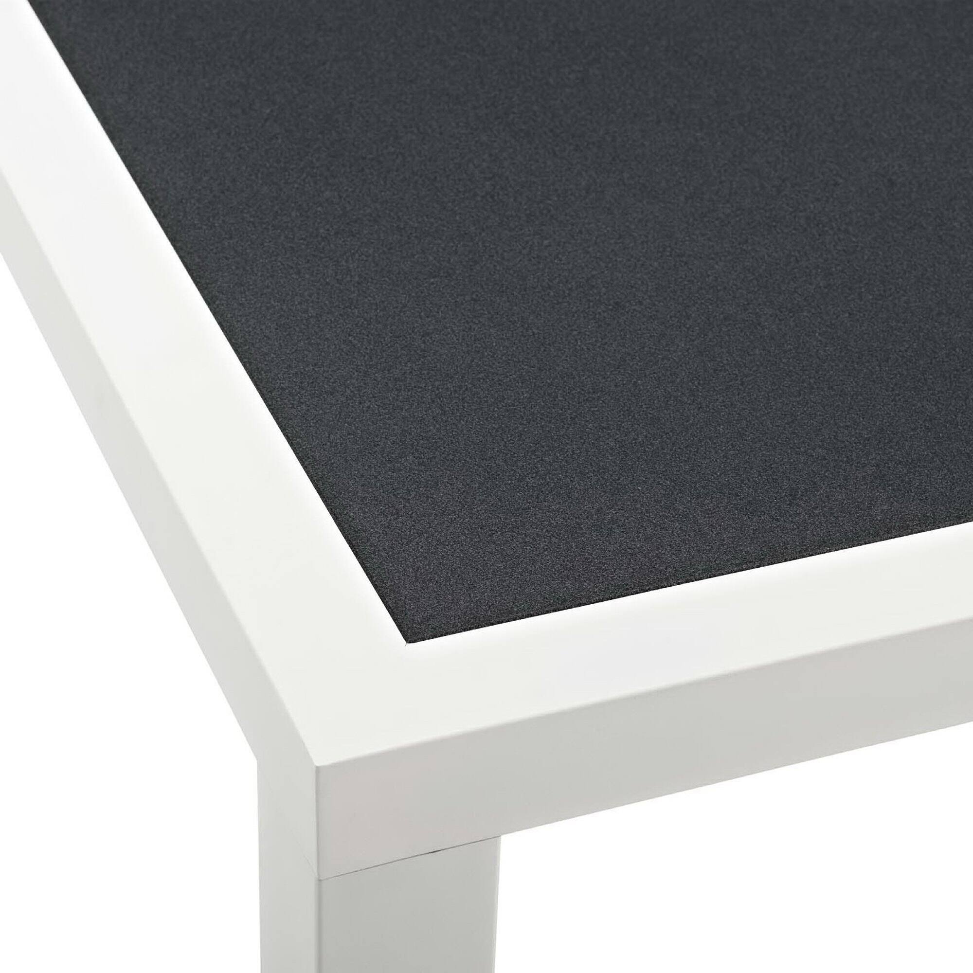 Alt View 2. Modway - Stance 90.5" Outdoor Patio Aluminum Dining Table by Modway - White Gray.