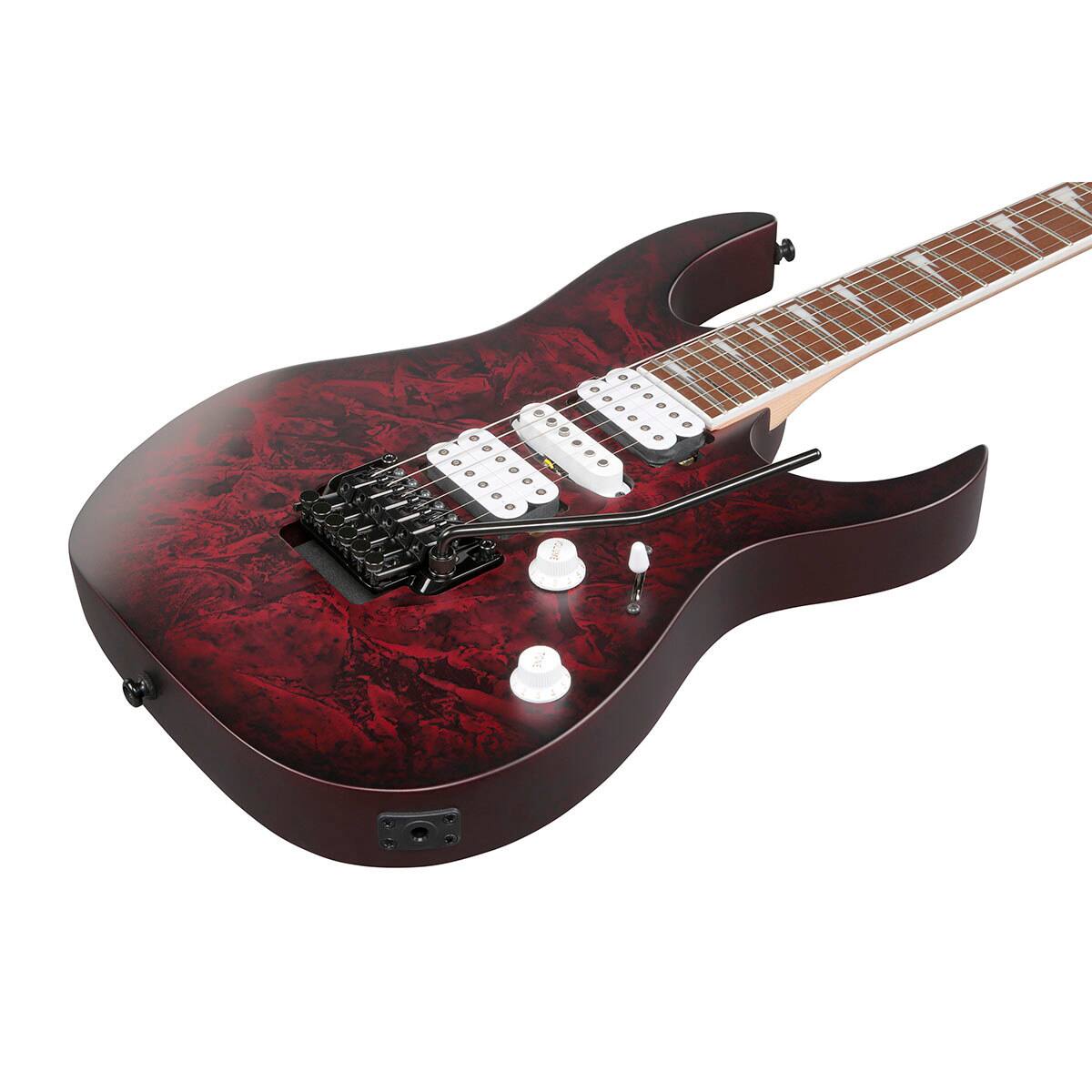 Alt View 5. Ibanez - Ibanez RG Series RG470DXW Electric Guitar, Wine Red Frozen Matte.