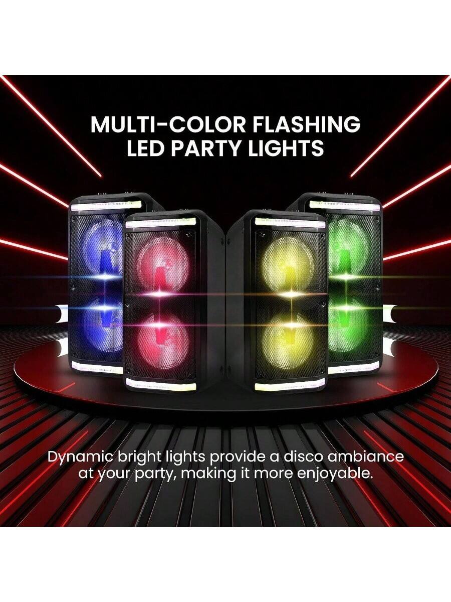 MULTI-COLOR FLASHING LED PARTY LIGHTS

Dynamic bright lights provide a disco ambiance at your party, making it more enjoyable.