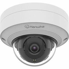 Samsung - Hanwha QNV-C8012 5 Megapixel Outdoor Network Camera - Color - Dome - Infrared Night Vision - H.265, H.264 - White
