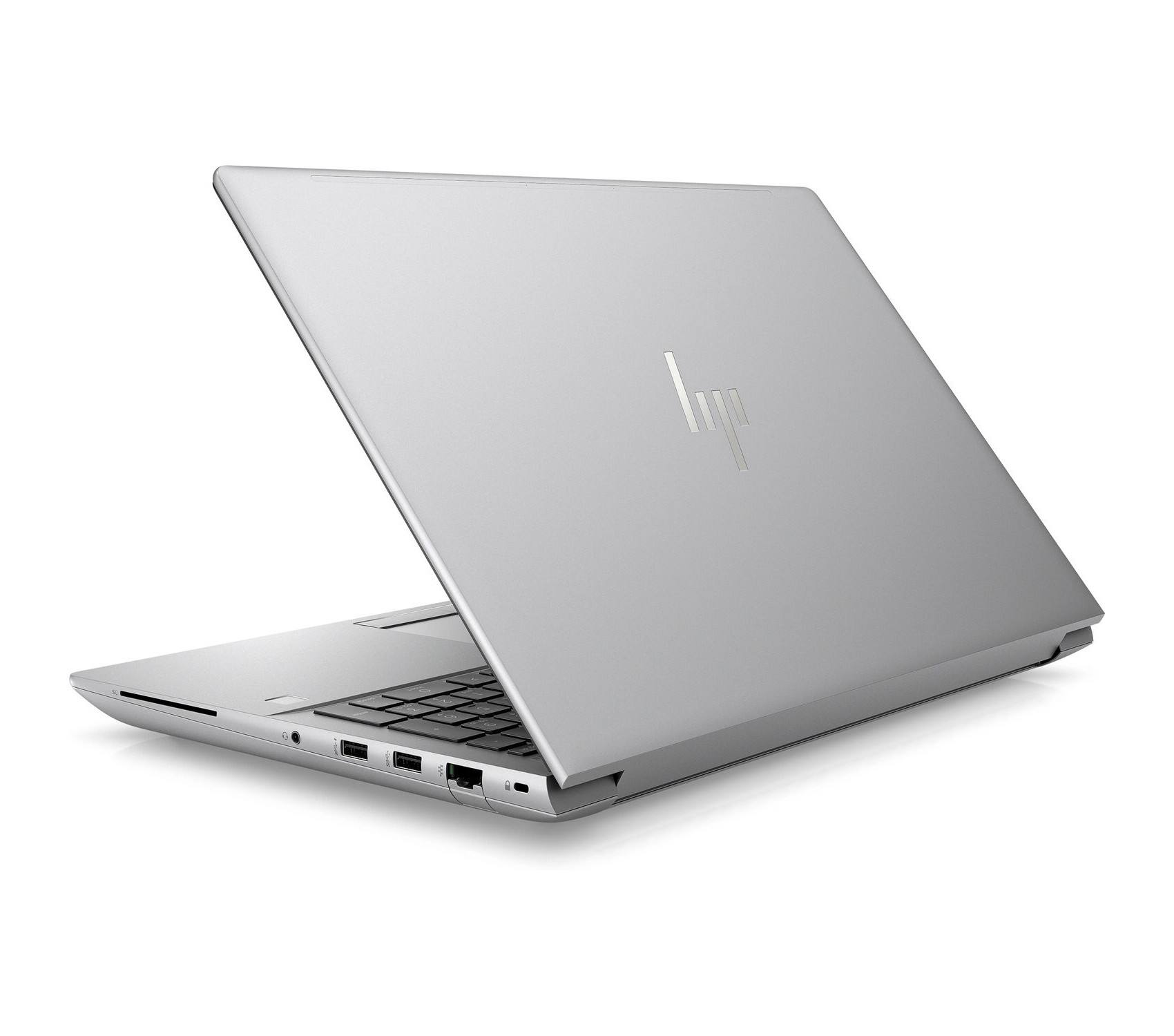 Angle. HP - HP ZBook Fury 16 G10 Core i7-13850HX 2.1GHz, 32GB, 1TB SSD, 16" FHD, Windows 11 Pro - Silver.