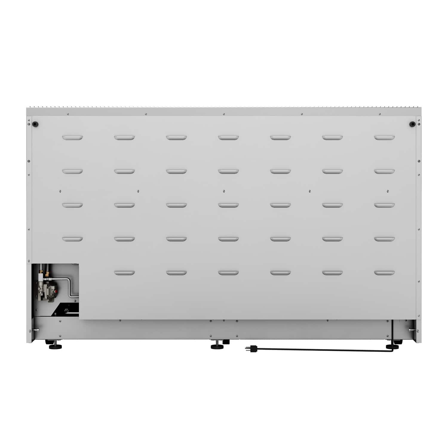 Alt View 13. Thor Kitchen - 9.6 Cu Ft. Freestanding Double Oven Convection Liquid Propane Gas Range - Stainless steel.