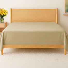 CGK Linens - Premium Flat Sheet Ultra Soft & Breathable - Cozy & Wrinkle Resistant Top Sheet - Twin - Beige