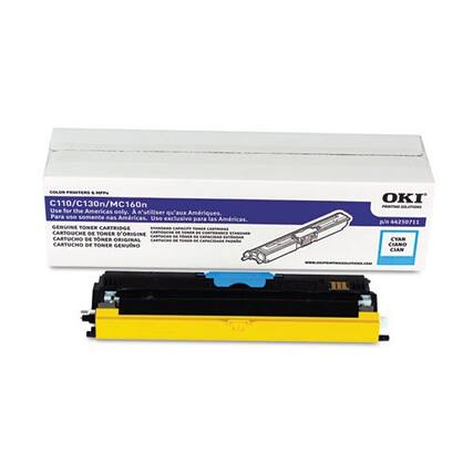 COLOR PRINTERS & NFPS C110/C130n/MC160n
Use for the Americas only.
A n'utiliser qu'aux Amériques.
Para usar somente nas Américas.
Use exclusivo las Américas.
GENUINE TONER CARTRIDGE
CARTOUCHE DE TONER 'ORIGINE
CARTUCHO DE TONER ORIGINAL
CAPACIADA PADÃO CARTUCHO DE TONER GENUINO
OKI pn 44250711
CYAN CIANO CIAN