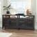 Left. Sauder - Tiffin Line TV Credenza for TV's up to 65" - Raven Oak.
