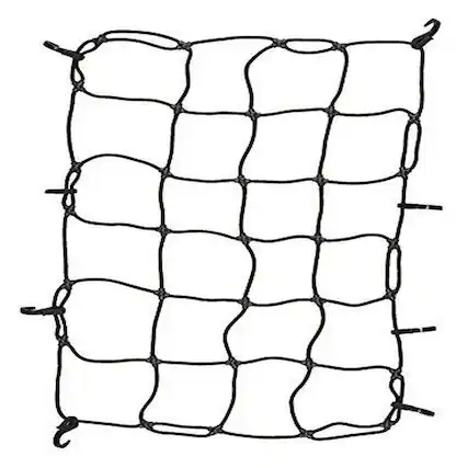 Front. Yakima - YAKIMA Cargo Roof Basket Stretch Net for LoadWarrior and OffGrid Medium Baskets - Black.