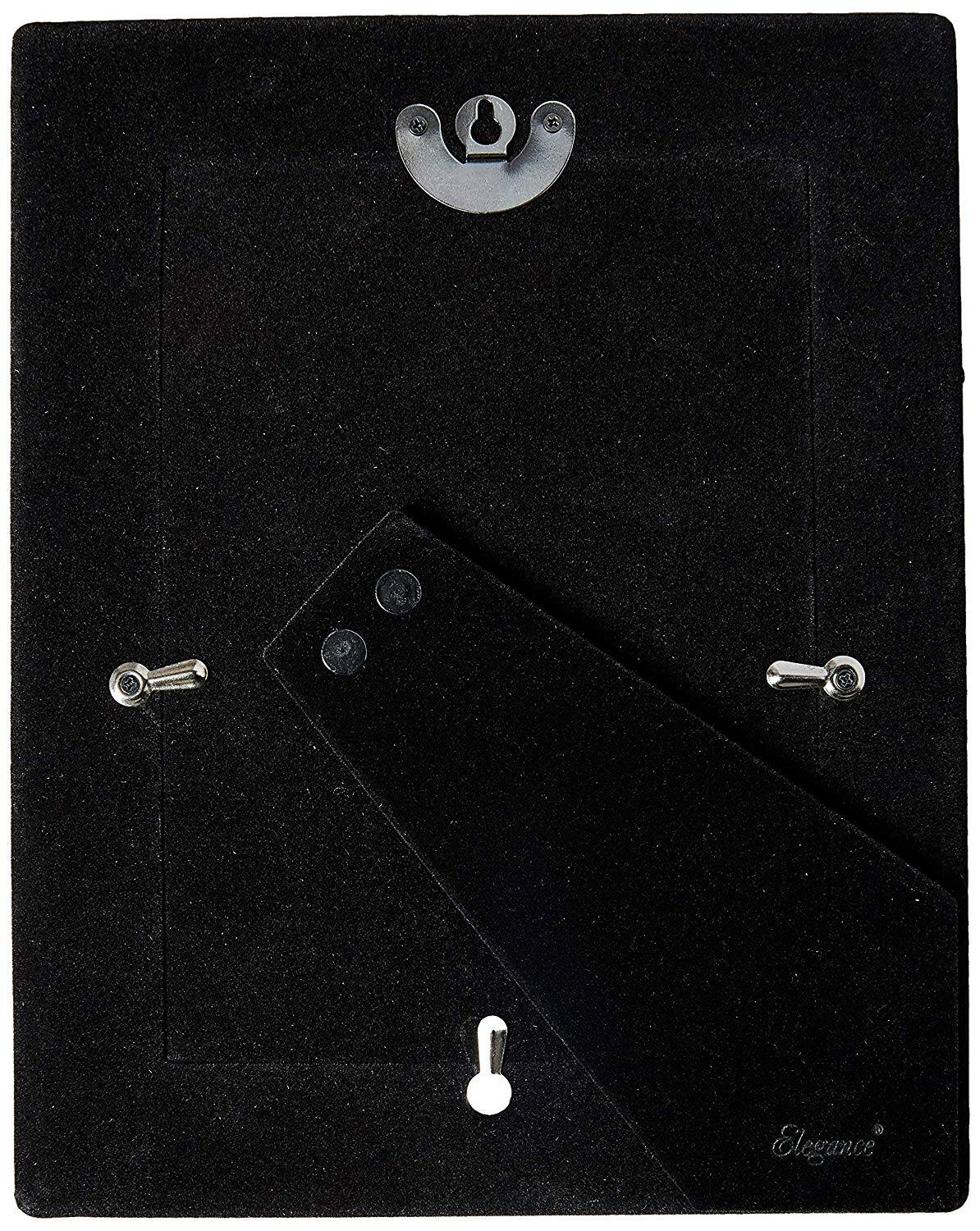 Angle. Jiallo - Silver Plated 5x7" Frame, Prism Border - Silver.