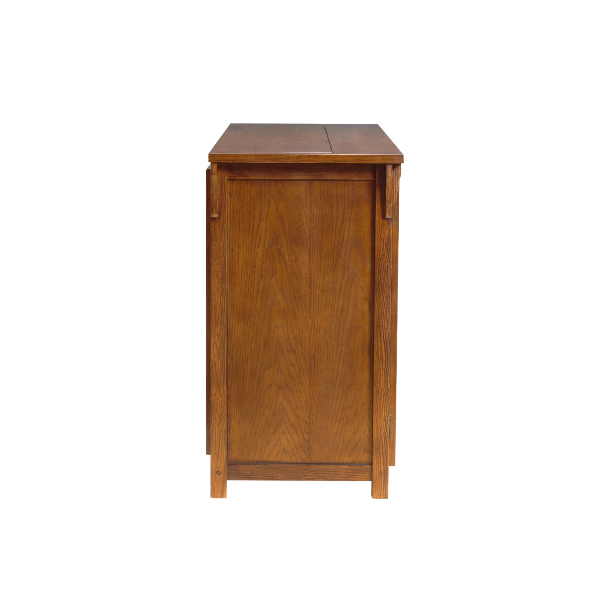 Alt View 6. Touchstone Home Products - The Bungalow by Touchstone - Smart Motorized TV Lift Cabinet for Flat Screen TVs up to 65 Inches - Mission Chestnut.