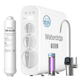Waterdrop - G3P800 Reverse Osmosis System Extra WD-ALK35 Water Filter - White