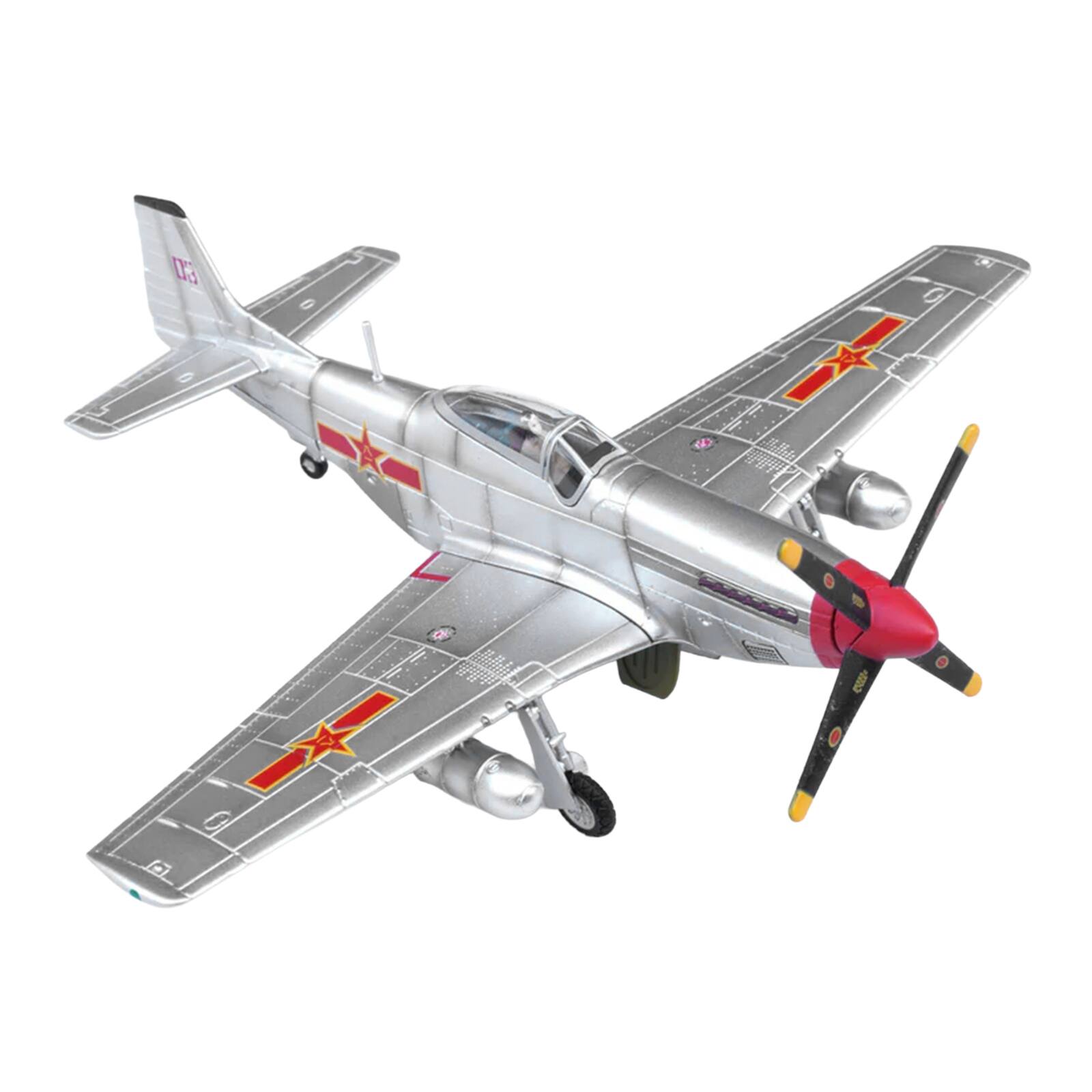 Alt View 1. Legion - North American P-51D Mustang Aircraft People's Liberation Army Air Force 1/72 Diecast Model Airplane by Legion.