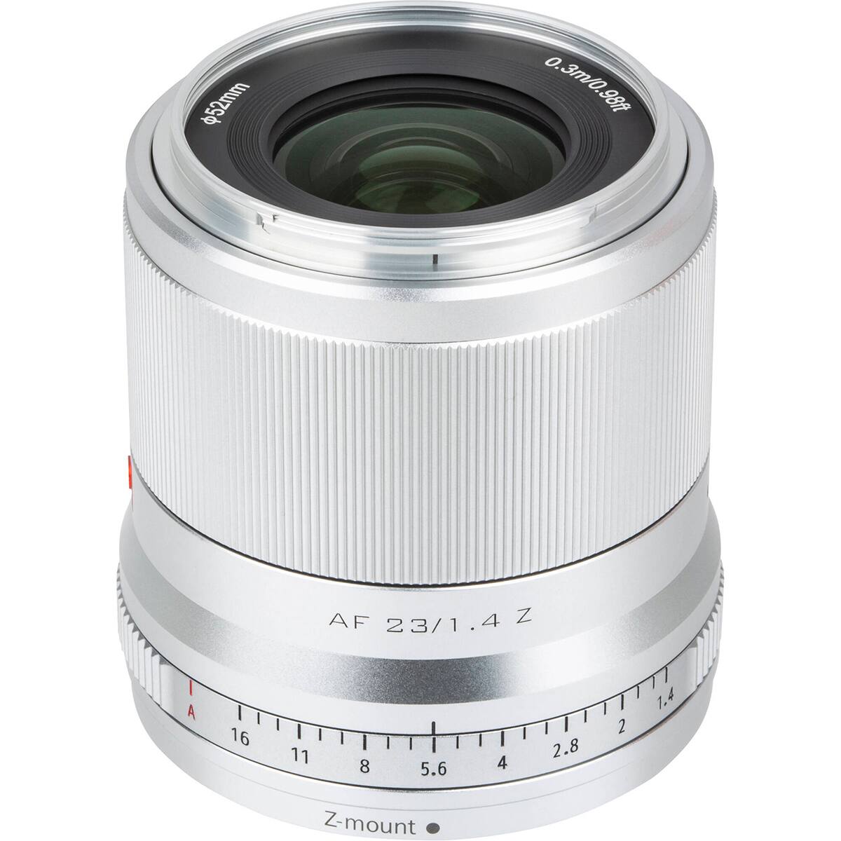52mm 0.3m/0.98ft AF 23/1.4 Z-mount