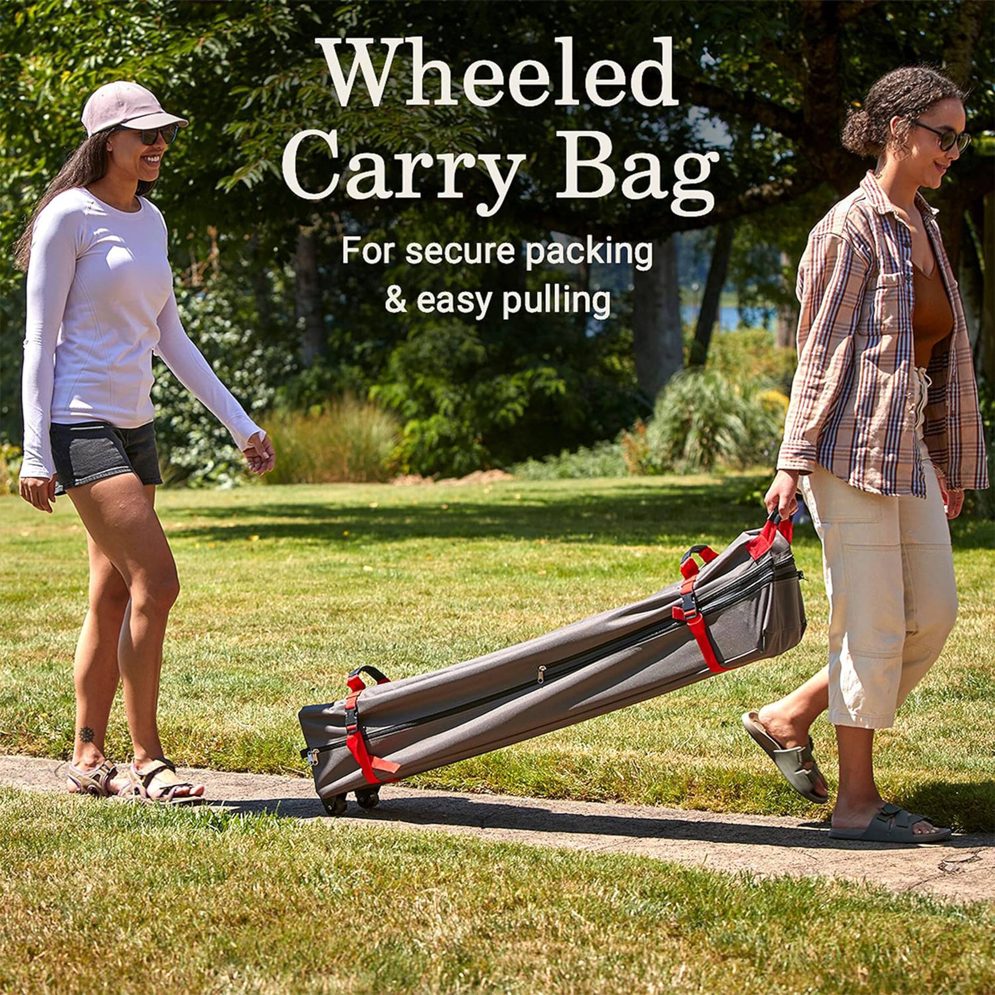 Wheeled Carry Bag  
For secure packing & easy pulling