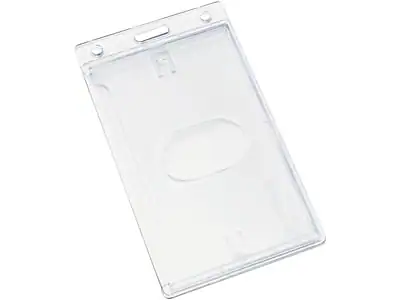 Front. Advantus - ID Badge Holders, 25/Box - Clear.