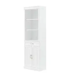 Crosley Furniture - Stanton Storage Bookcase - White
