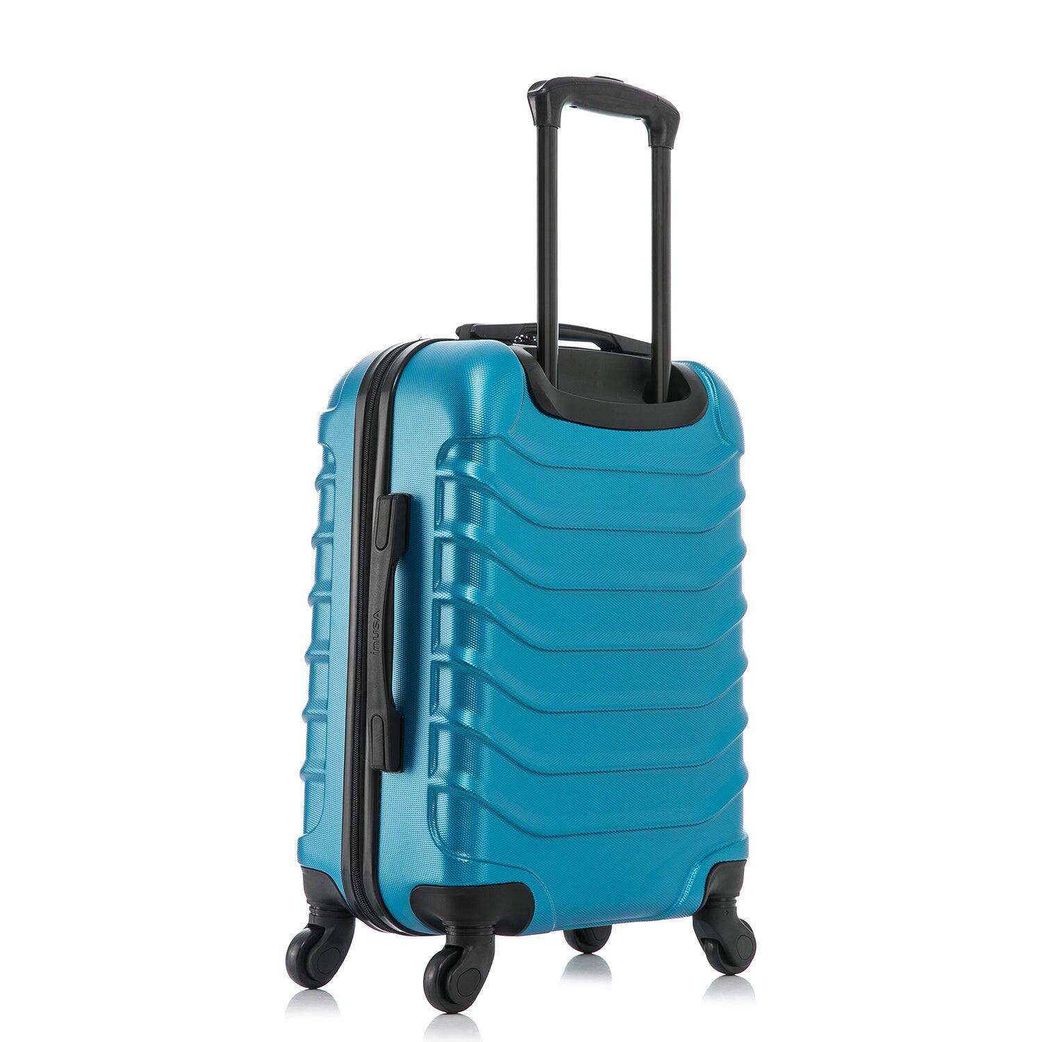 Alt View 1. InUSA - Endurance Lightweight Hardside Spinner Luggage 20" Carry-On - Teal.